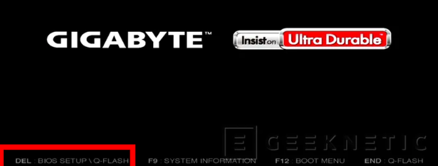acceder a la BIOS-restablecer bios ordenadores intel