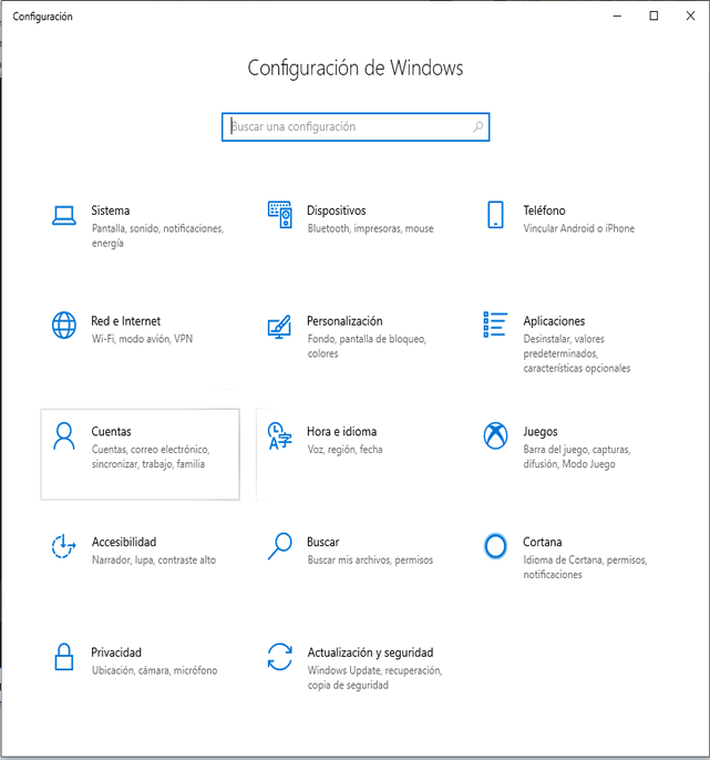 sistema windows 10. Windows 10 permite compartir con dispositivos