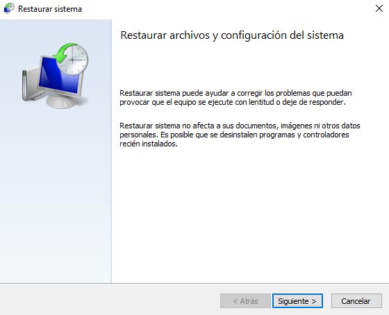 como restaurar sistema windows 10. restaurar Windows 10