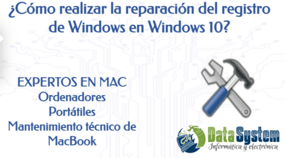 reparación del registro de Windows