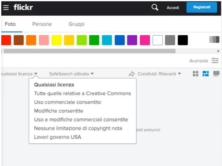 Flickr - conseguir imágenes gratuitas y libres