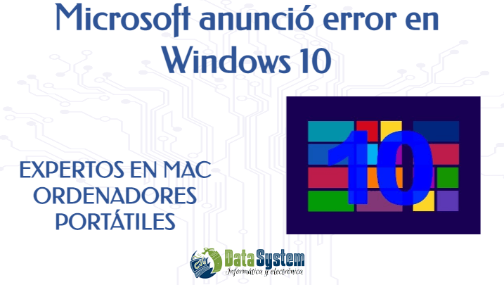 Error en Windows 10