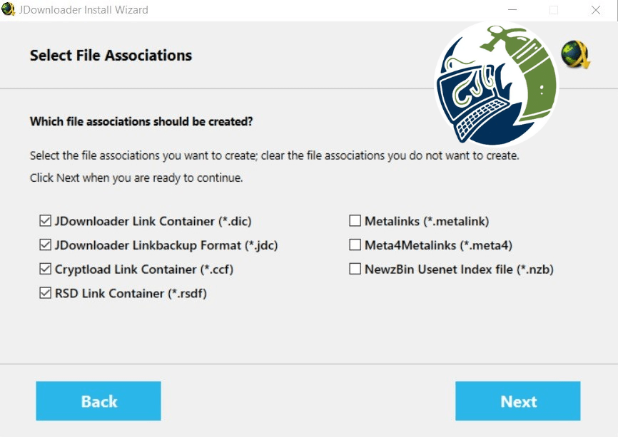 Ventana de JDownloader