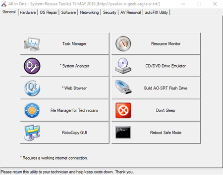 Screenshot Tabgeneral