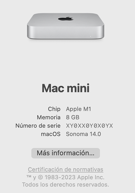 ¿Cómo saber el modelo de tu Mac?